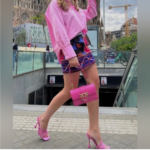 💗ZARA💗Pink Strappy Sandals - Picture 3 of 6